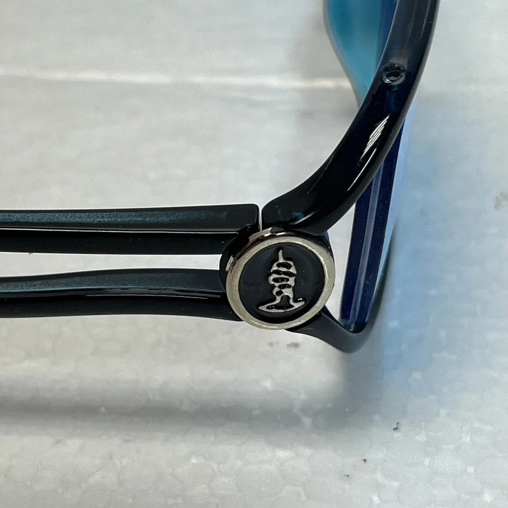 Zenni Optical Blue Lenses‎ Sunglasses Rectangular Frame Model 235521